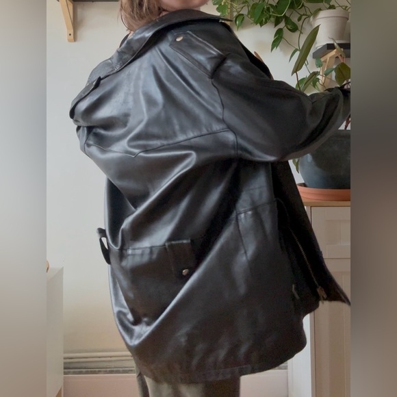 Vintage Mode Tripoli 100% Leather Jacket – Size M - Picture 3 of 7